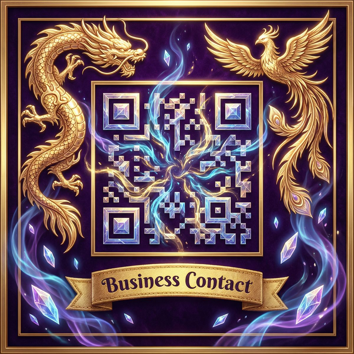 抖音风商务二维码